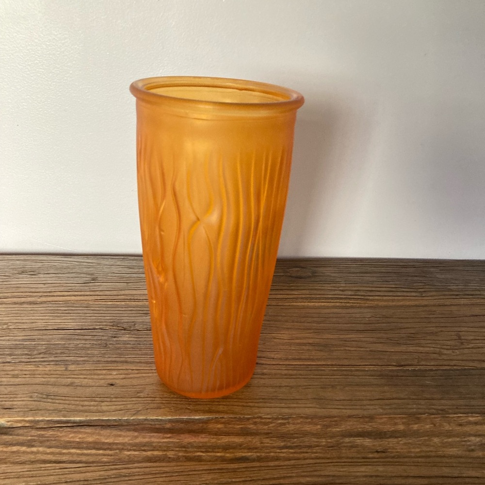 Vintage glass blown vase